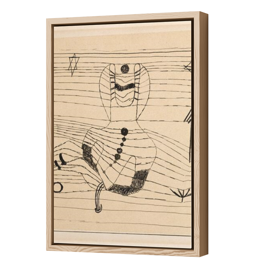 Thumbnail for Canvas - Wood Grain Floating Frame