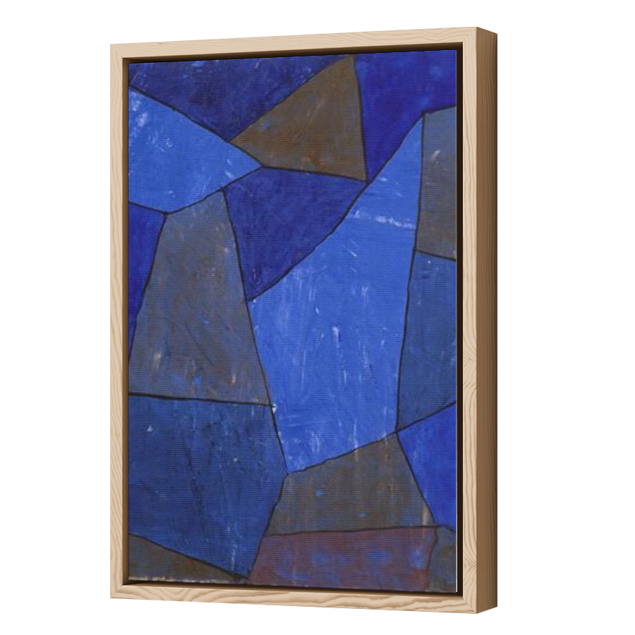 Thumbnail for Canvas - Wood Grain Floating Frame