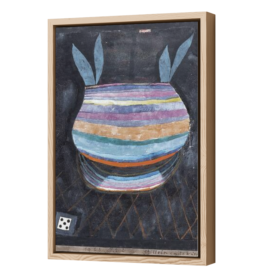 Thumbnail for Canvas - Wood Grain Floating Frame