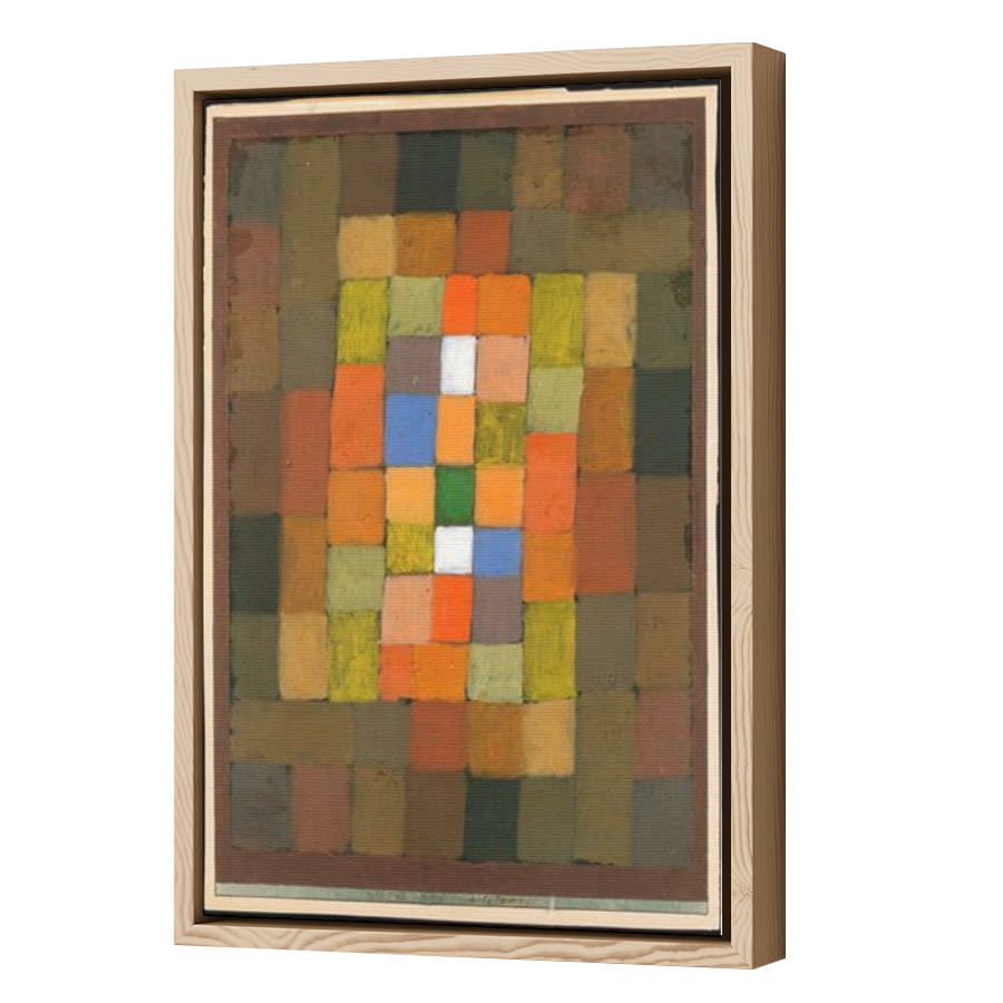 Thumbnail for Canvas - Wood Grain Floating Frame