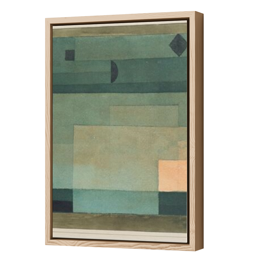 Thumbnail for Canvas - Wood Grain Floating Frame