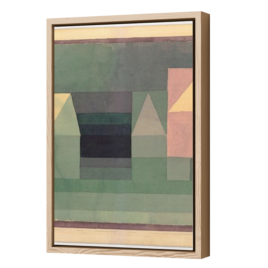 Thumbnail for Canvas - Wood Grain Floating Frame