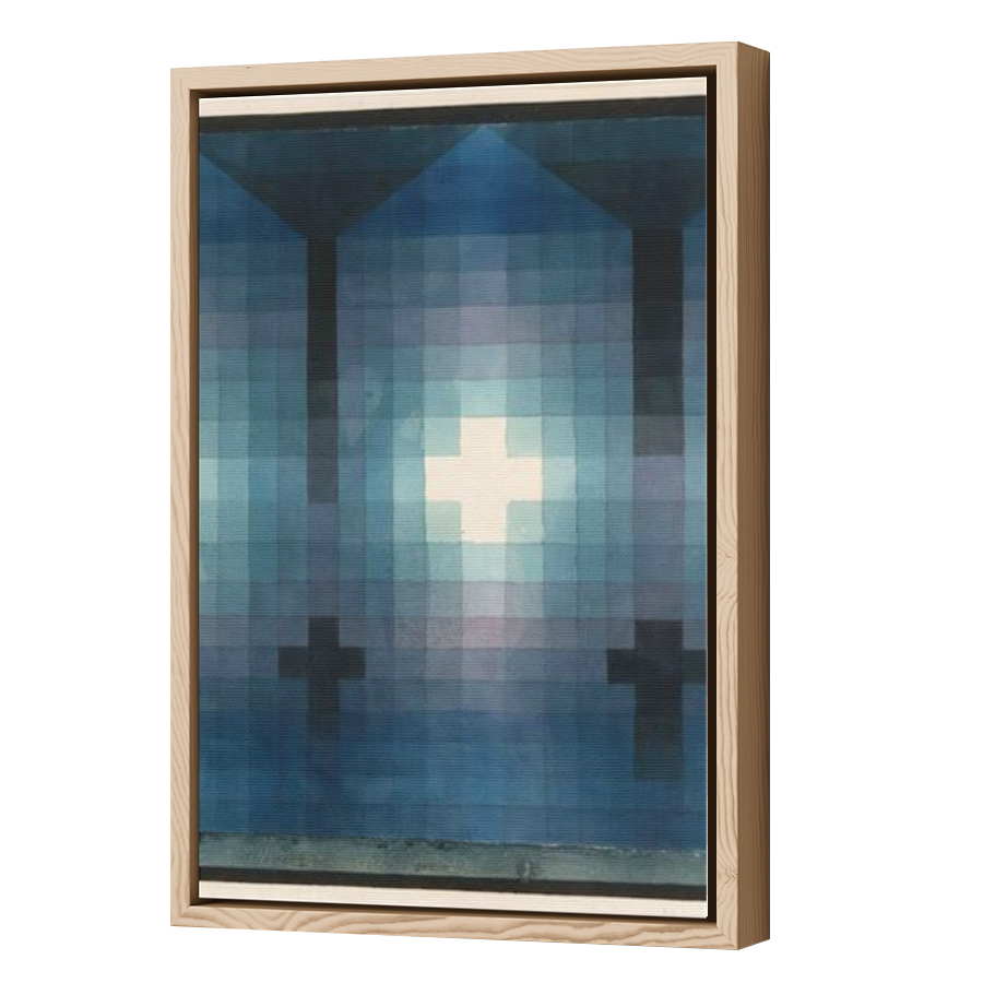 Thumbnail for Canvas - Wood Grain Floating Frame