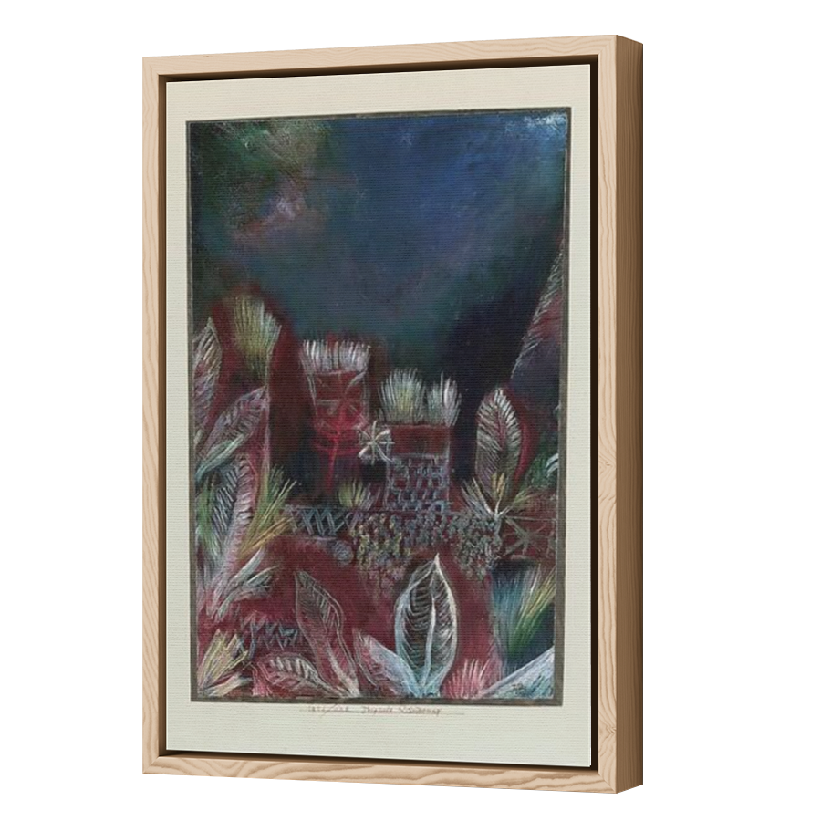 Thumbnail for Canvas - Wood Grain Floating Frame