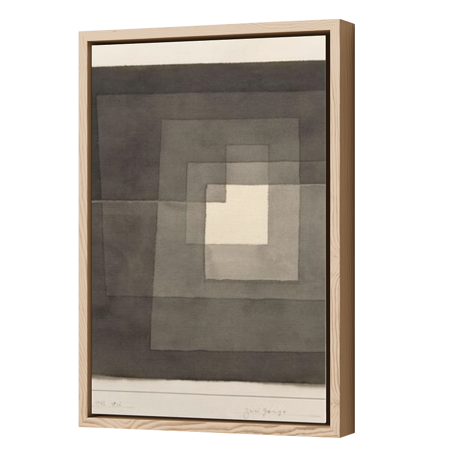 Thumbnail for Canvas - Wood Grain Floating Frame