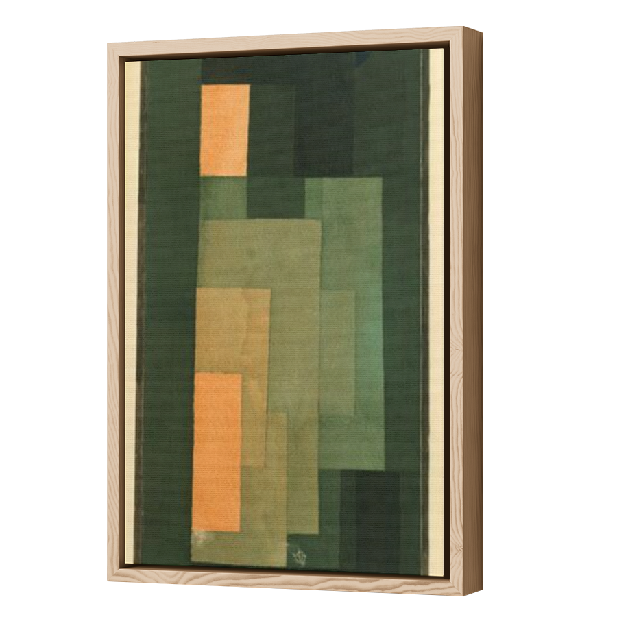 Thumbnail for Canvas - Wood Grain Floating Frame