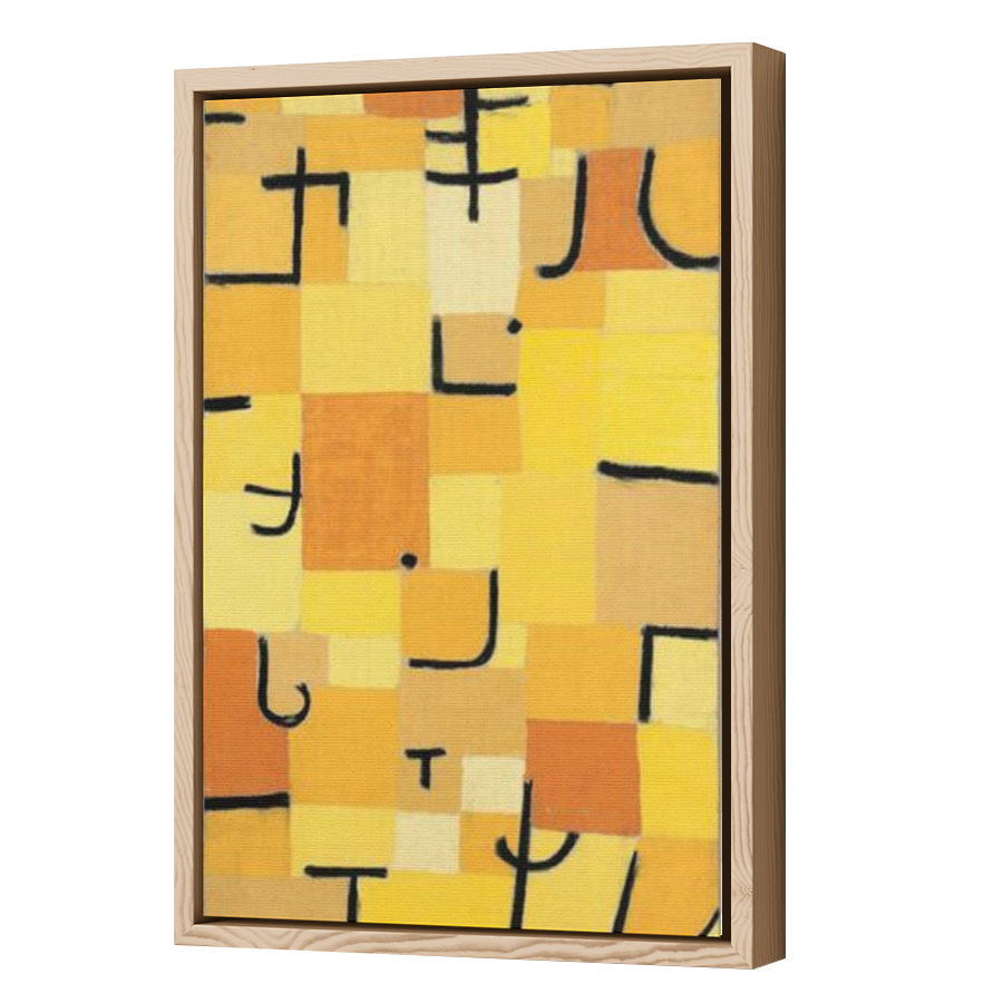 Thumbnail for Canvas - Wood Grain Floating Frame