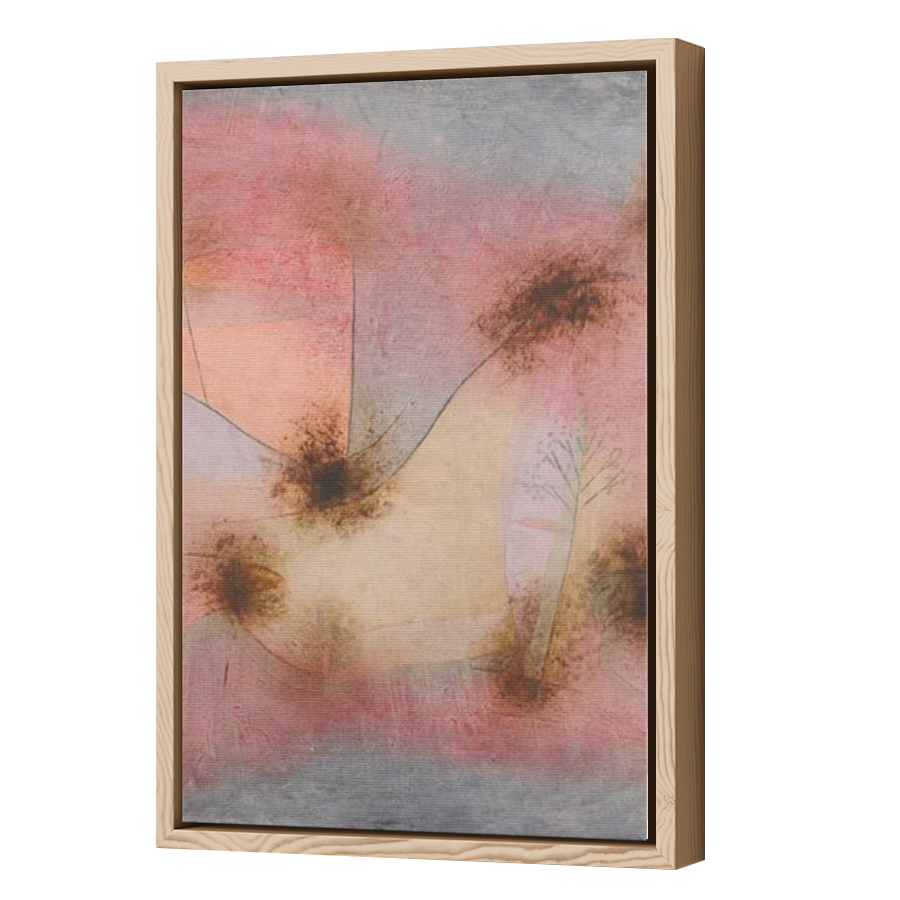 Thumbnail for Canvas - Wood Grain Floating Frame