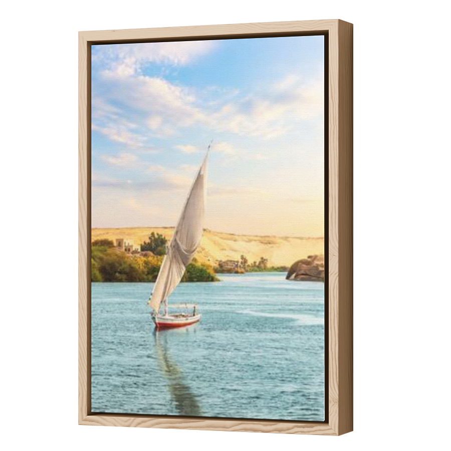 Thumbnail for Canvas - Wood Grain Floating Frame