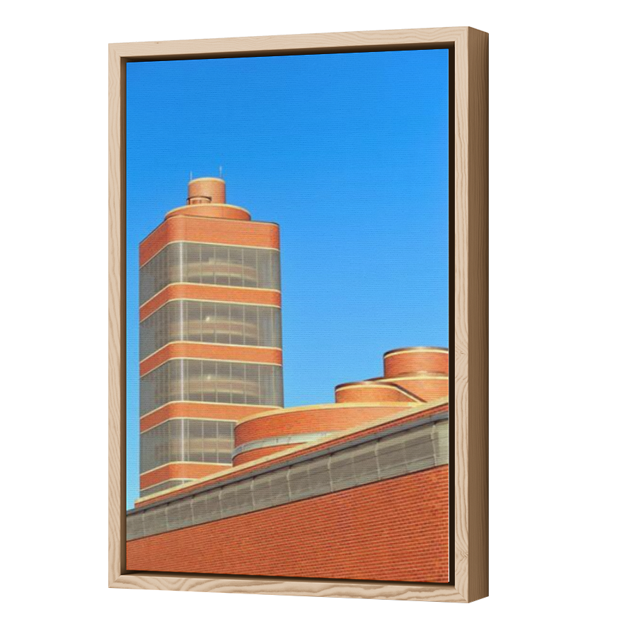 Thumbnail for Canvas - Wood Grain Floating Frame