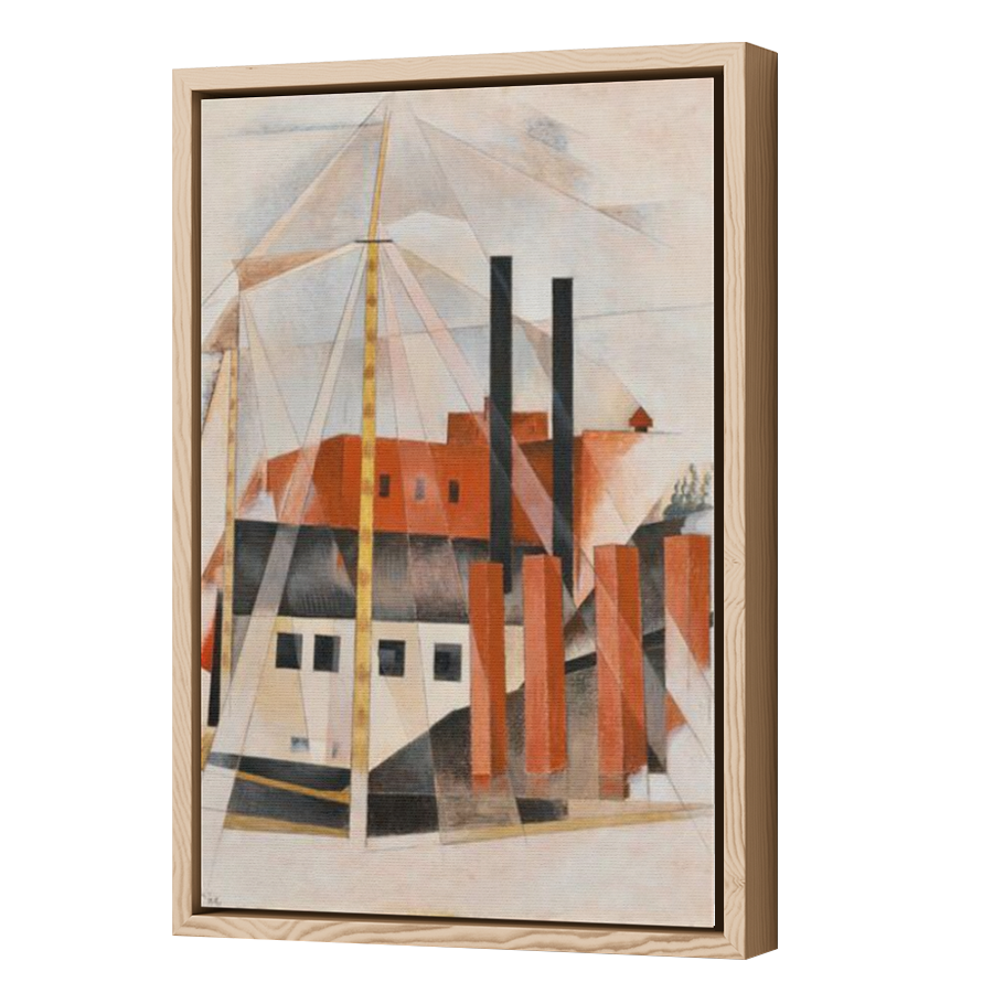Thumbnail for Canvas - Wood Grain Floating Frame
