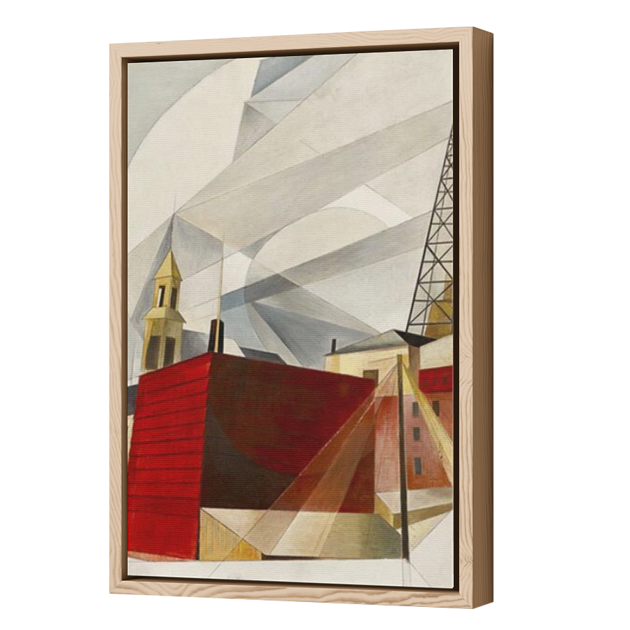 Thumbnail for Canvas - Wood Grain Floating Frame