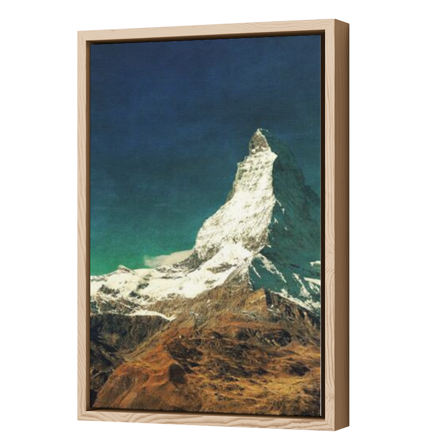 Thumbnail for Canvas - Wood Grain Floating Frame