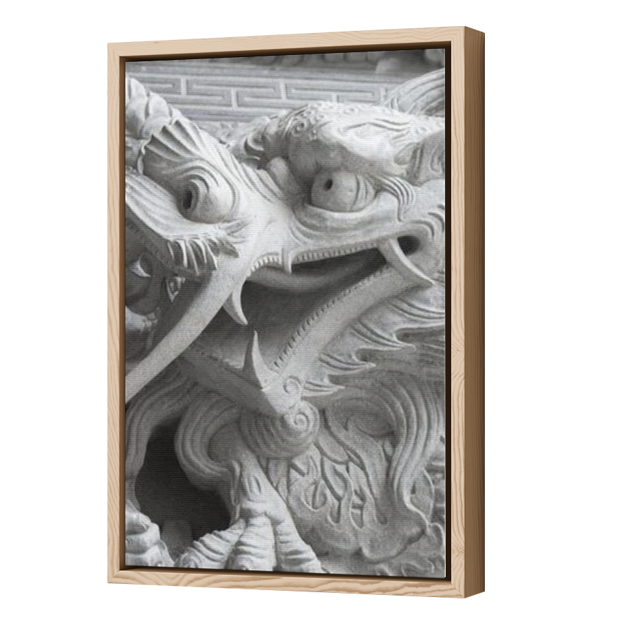 Thumbnail for Canvas - Wood Grain Floating Frame