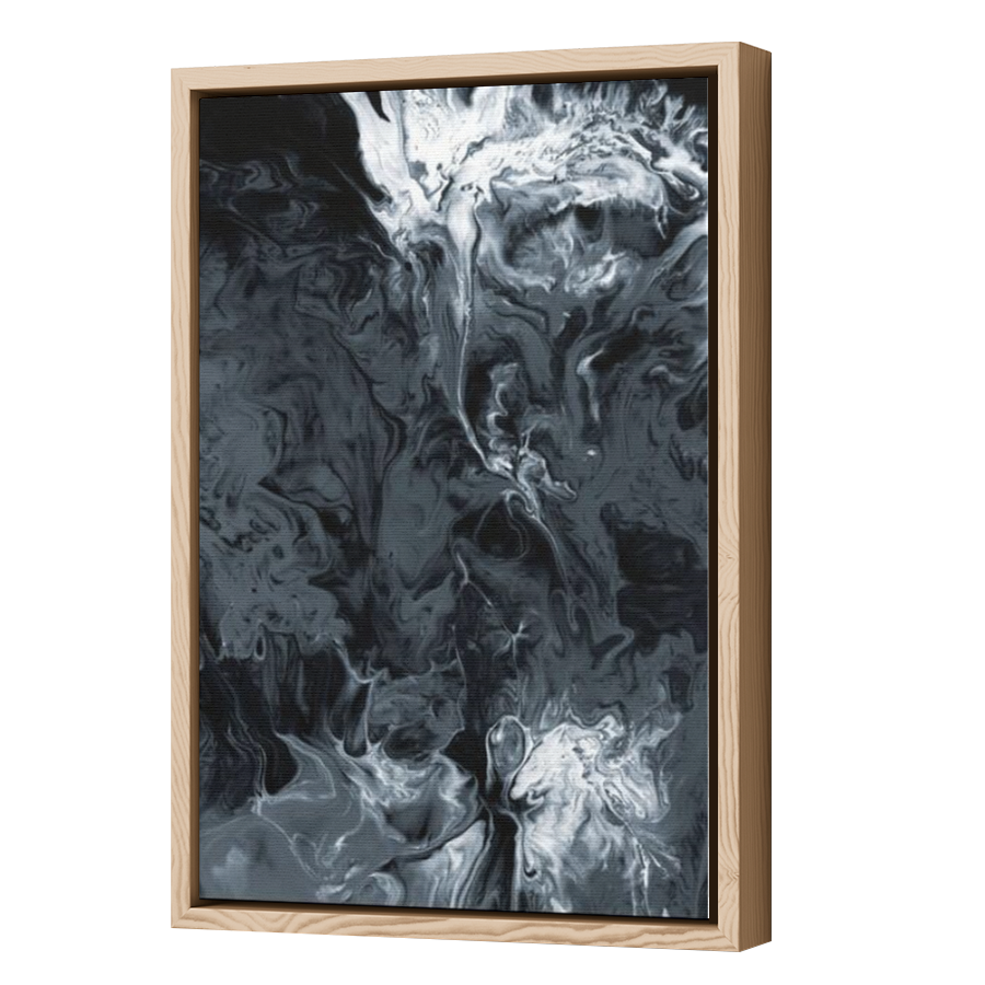 Thumbnail for Canvas - Wood Grain Floating Frame