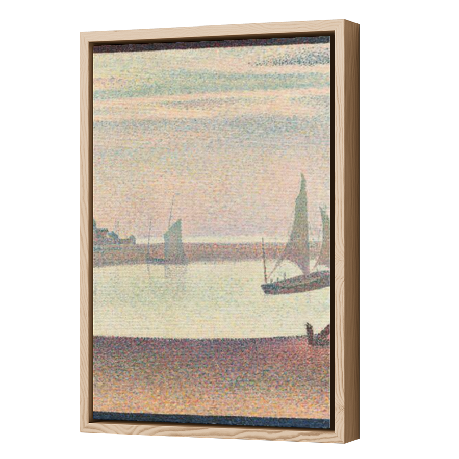 Thumbnail for Canvas - Wood Grain Floating Frame