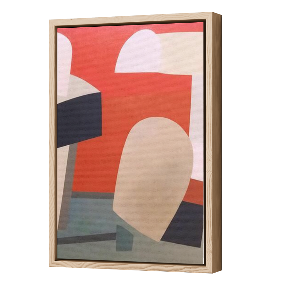 Thumbnail for Canvas - Wood Grain Floating Frame