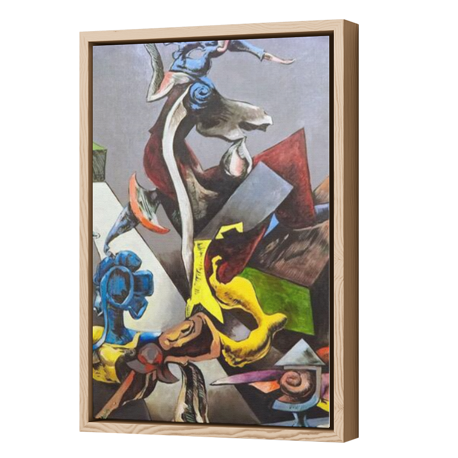 Thumbnail for Canvas - Wood Grain Floating Frame