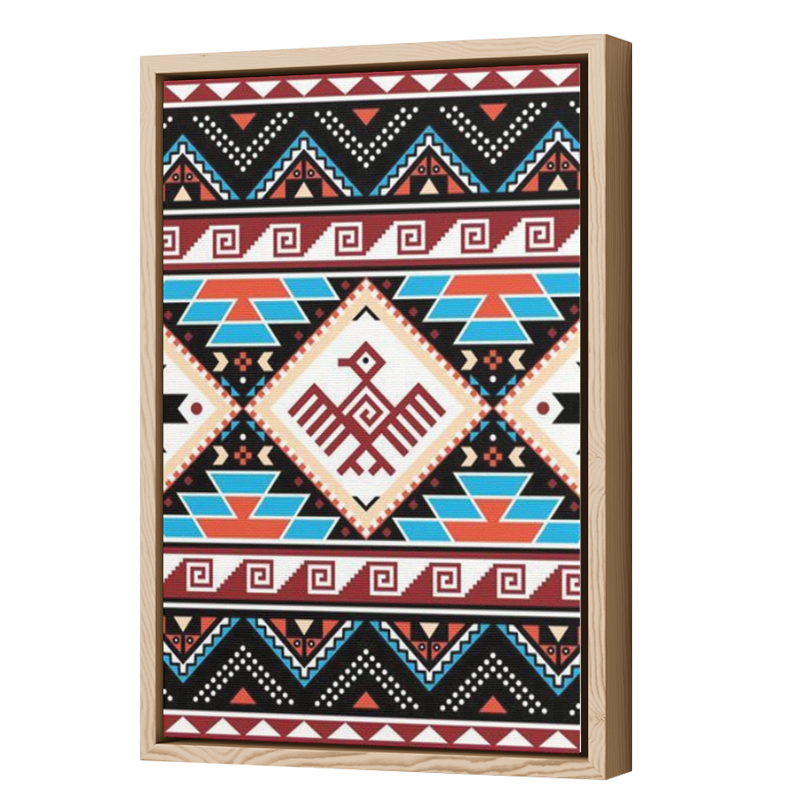 Thumbnail for Canvas - Wood Grain Floating Frame