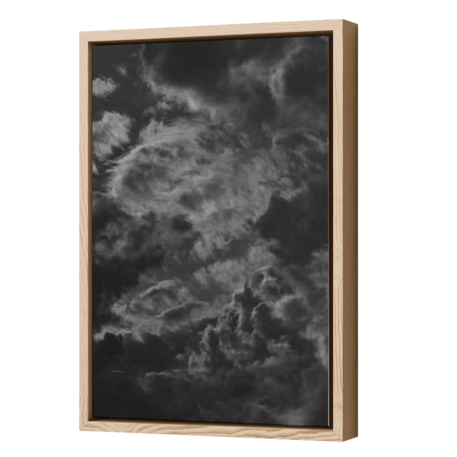 Thumbnail for Canvas - Wood Grain Floating Frame