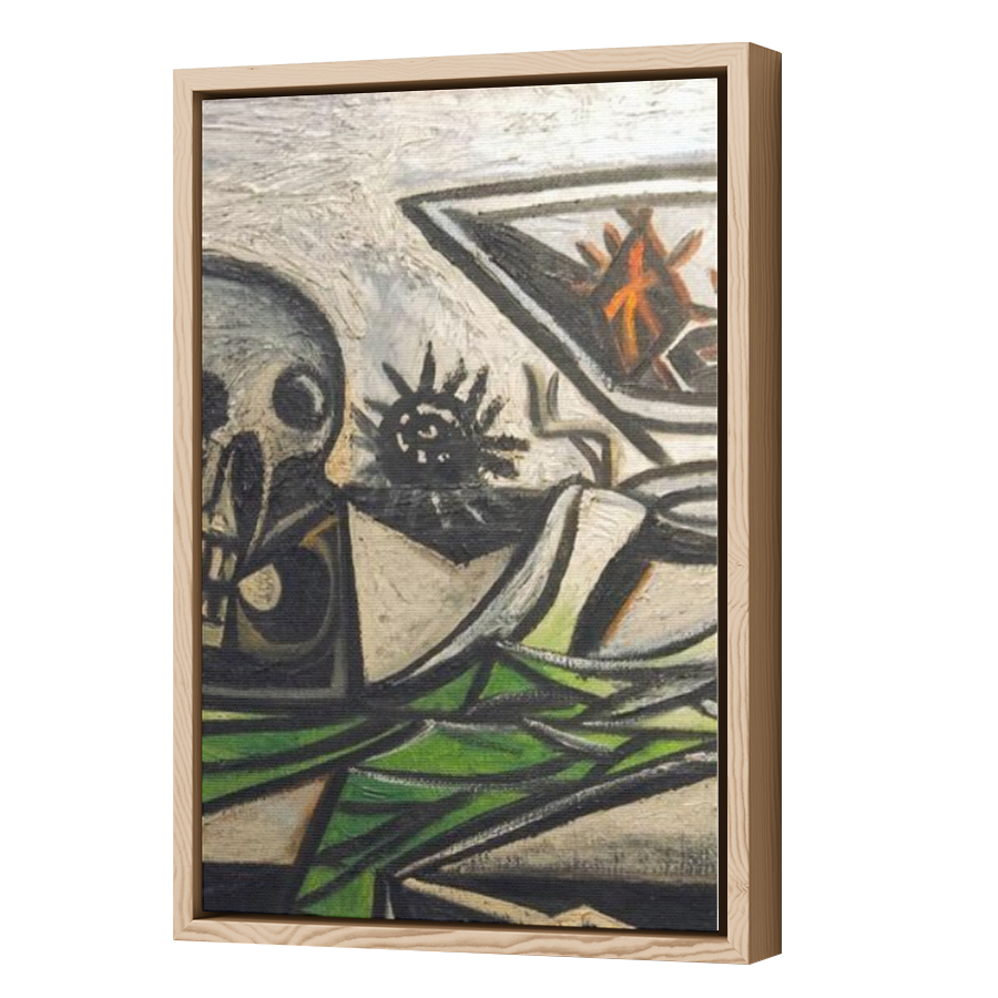 Thumbnail for Canvas - Wood Grain Floating Frame