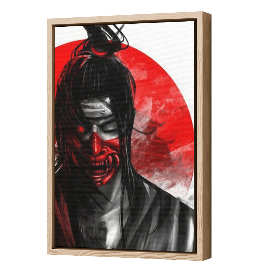 Thumbnail for Canvas - Wood Grain Floating Frame