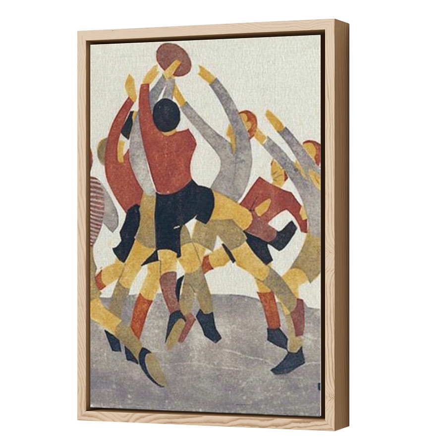 Thumbnail for Canvas - Wood Grain Floating Frame