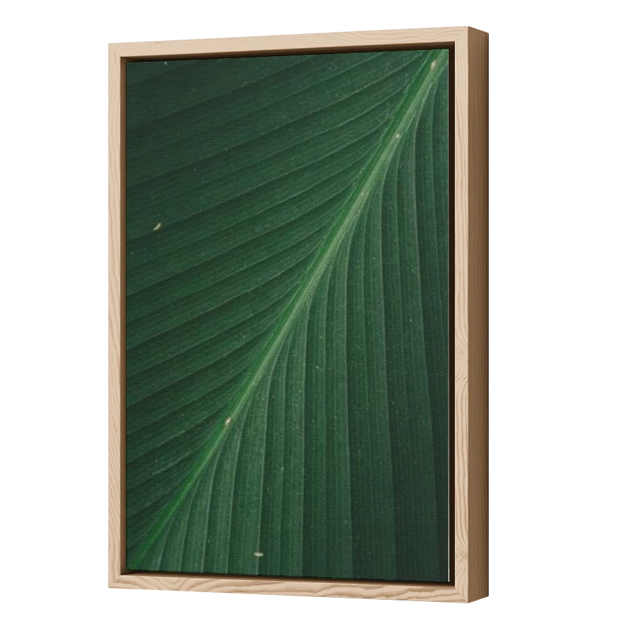 Thumbnail for Canvas - Wood Grain Floating Frame