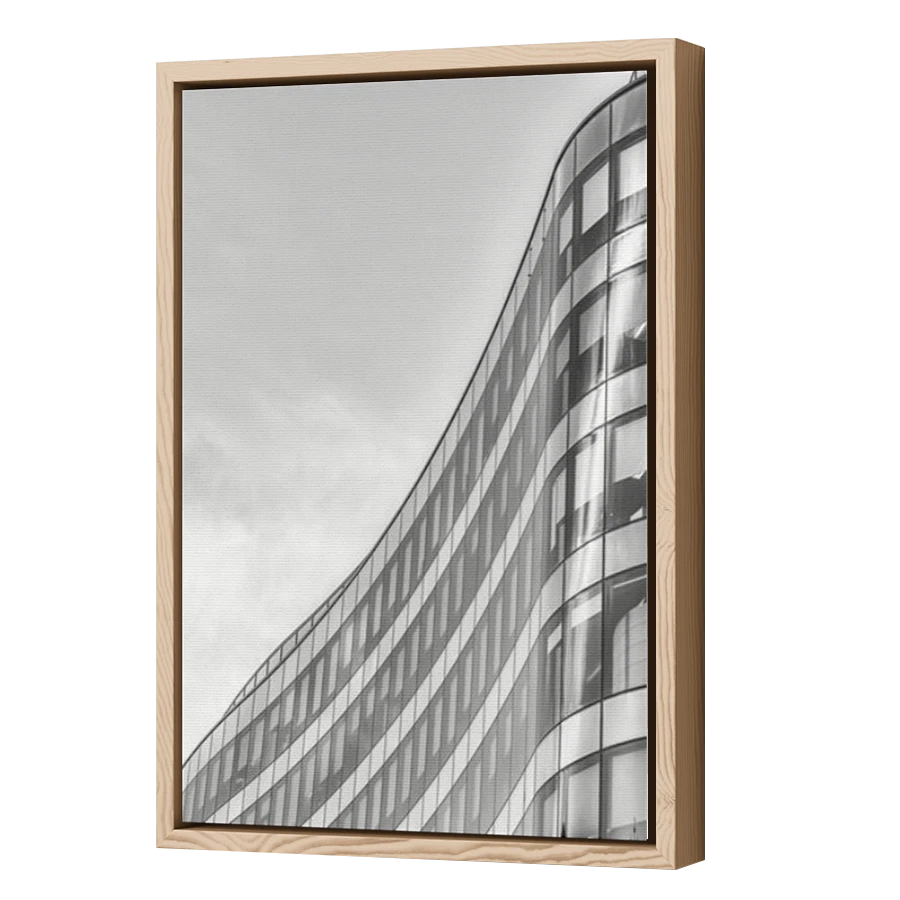 Thumbnail for Canvas - Wood Grain Floating Frame
