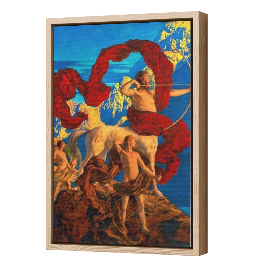 Thumbnail for Canvas - Wood Grain Floating Frame