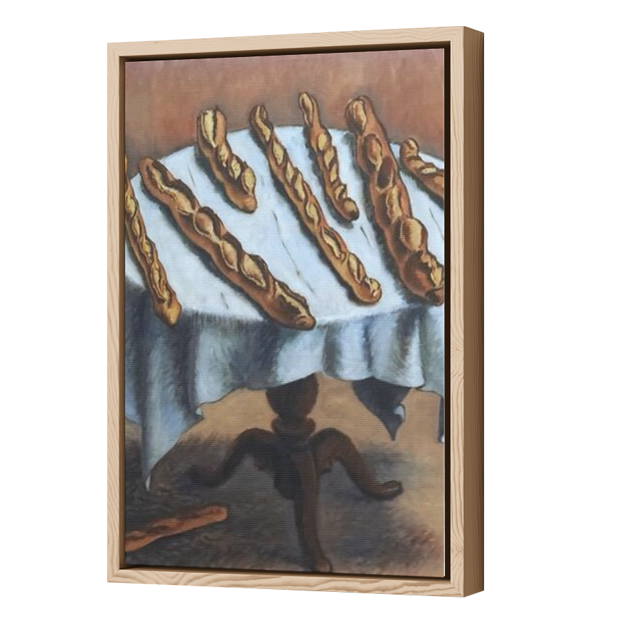 Thumbnail for Canvas - Wood Grain Floating Frame
