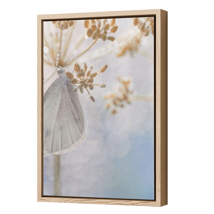 Thumbnail for Canvas - Wood Grain Floating Frame