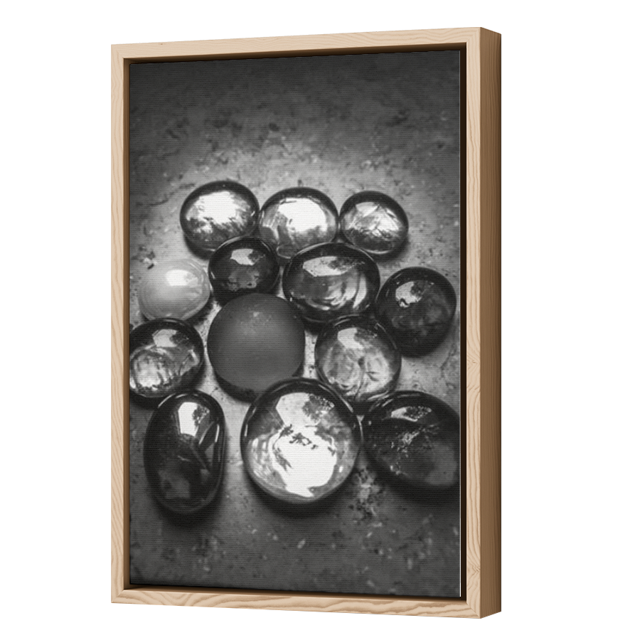 Thumbnail for Canvas - Wood Grain Floating Frame