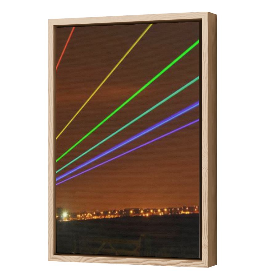 Thumbnail for Canvas - Wood Grain Floating Frame