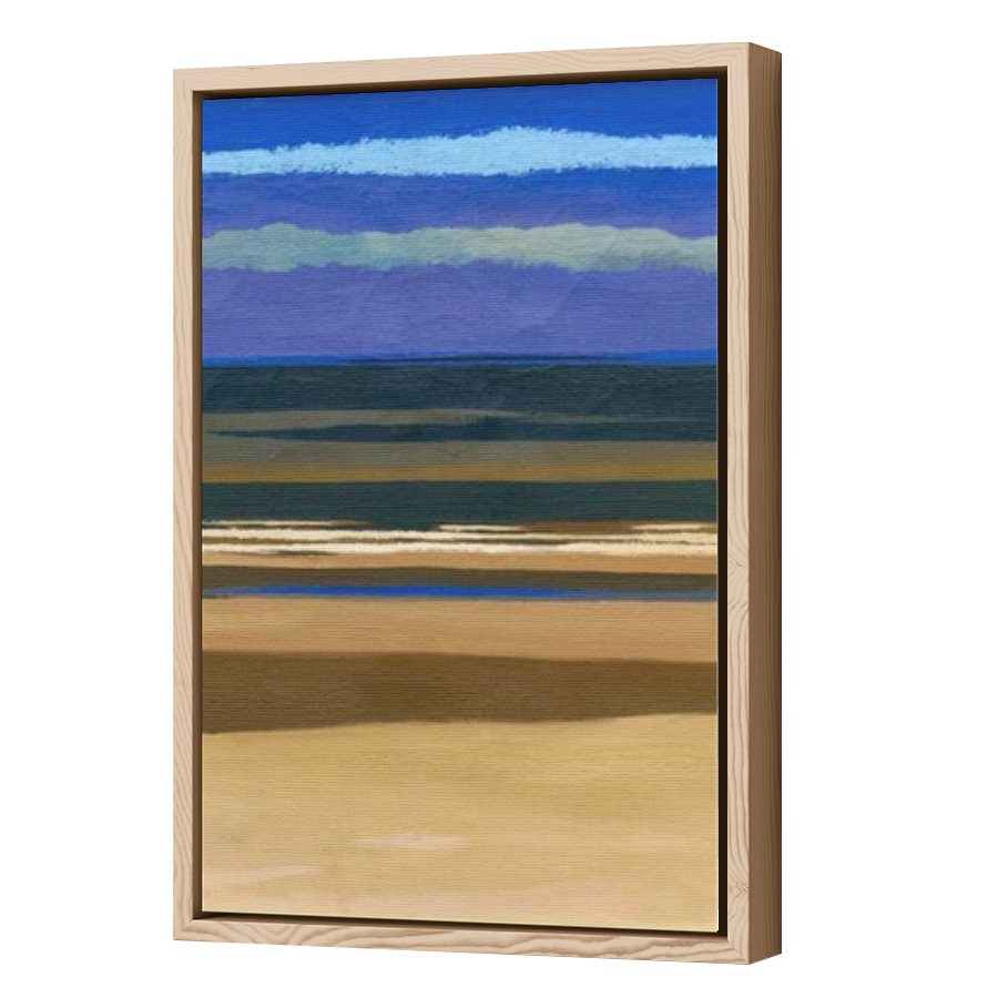 Thumbnail for Canvas - Wood Grain Floating Frame