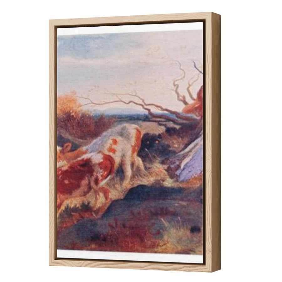 Thumbnail for Canvas - Wood Grain Floating Frame