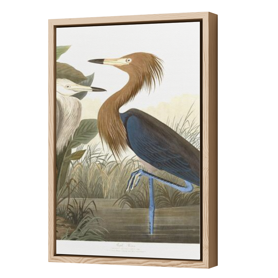 Thumbnail for Canvas - Wood Grain Floating Frame