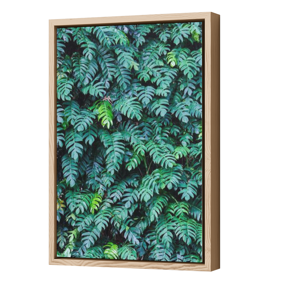 Thumbnail for Canvas - Wood Grain Floating Frame