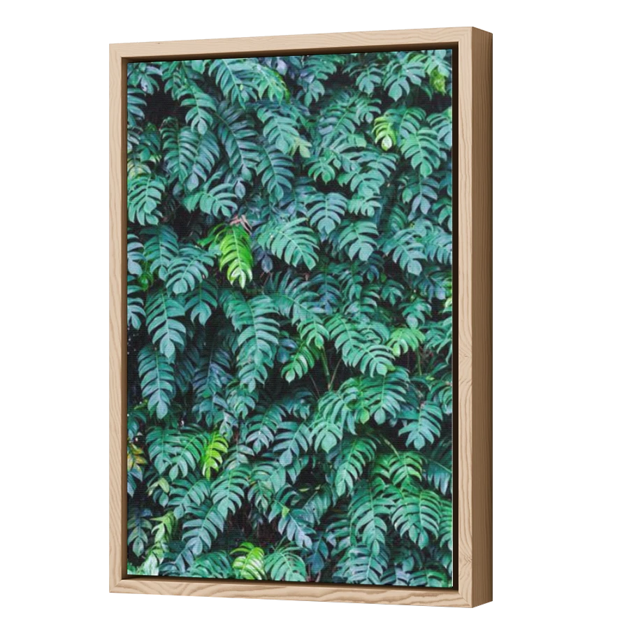Thumbnail for Canvas - Wood Grain Floating Frame