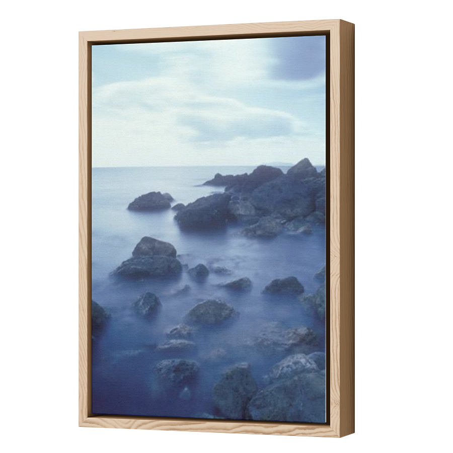 Thumbnail for Canvas - Wood Grain Floating Frame