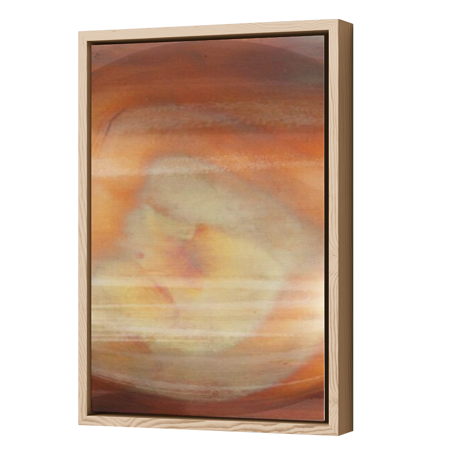 Thumbnail for Canvas - Wood Grain Floating Frame