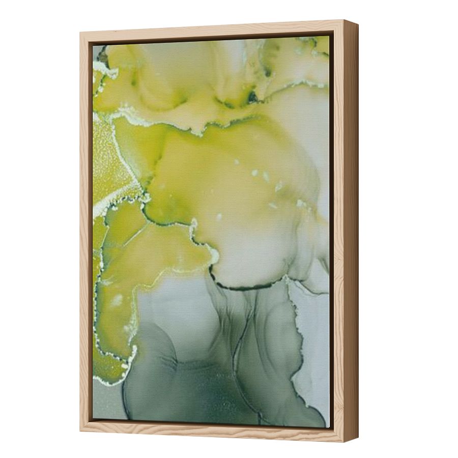 Thumbnail for Canvas - Wood Grain Floating Frame