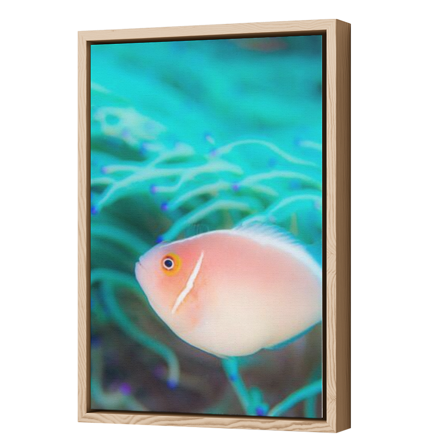 Thumbnail for Canvas - Wood Grain Floating Frame