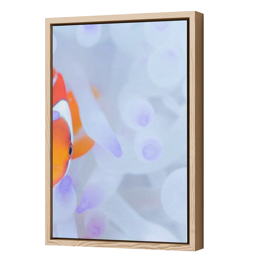 Thumbnail for Canvas - Wood Grain Floating Frame