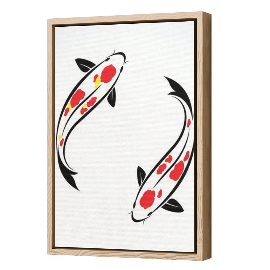 Thumbnail for Canvas - Wood Grain Floating Frame