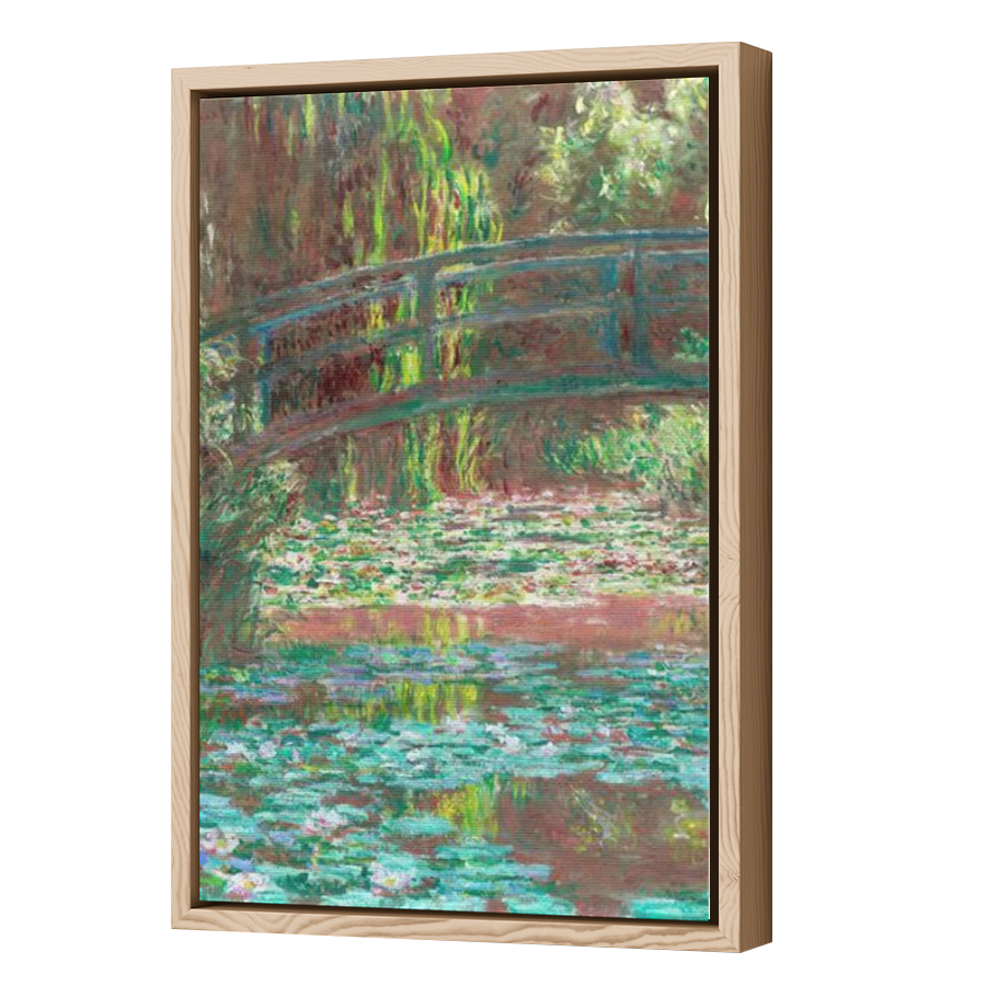 Thumbnail for Canvas - Wood Grain Floating Frame
