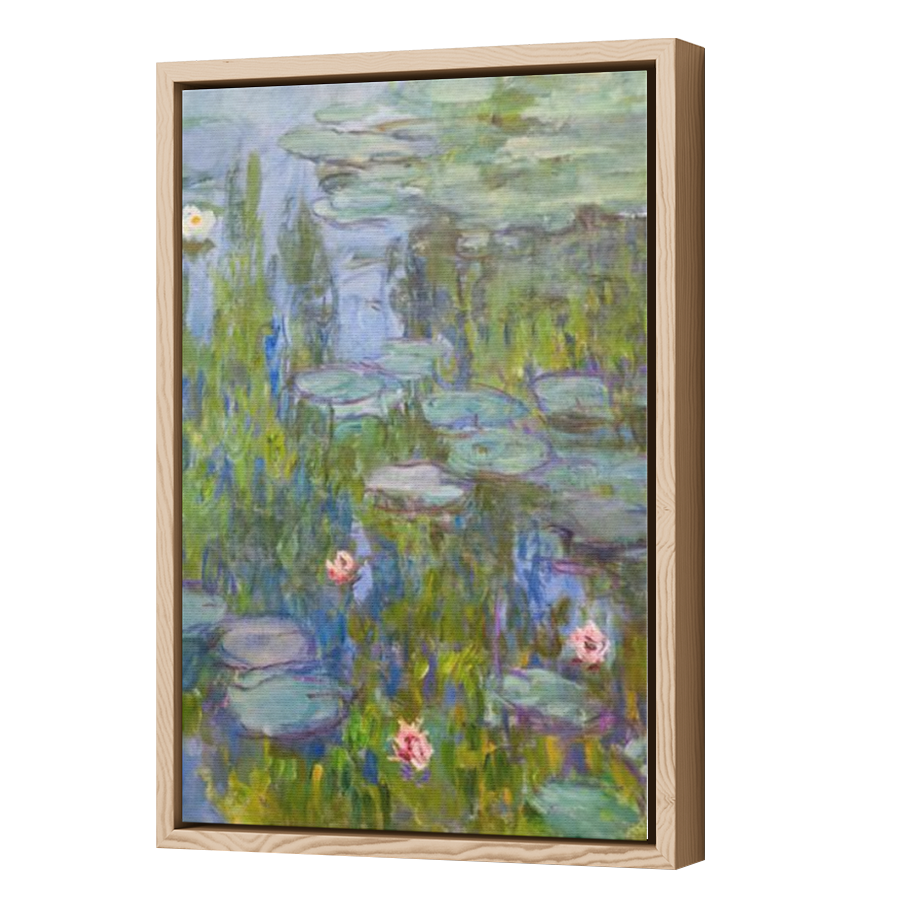 Thumbnail for Canvas - Wood Grain Floating Frame