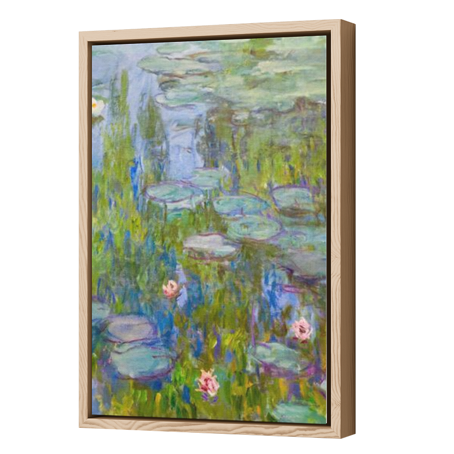 Thumbnail for Canvas - Wood Grain Floating Frame