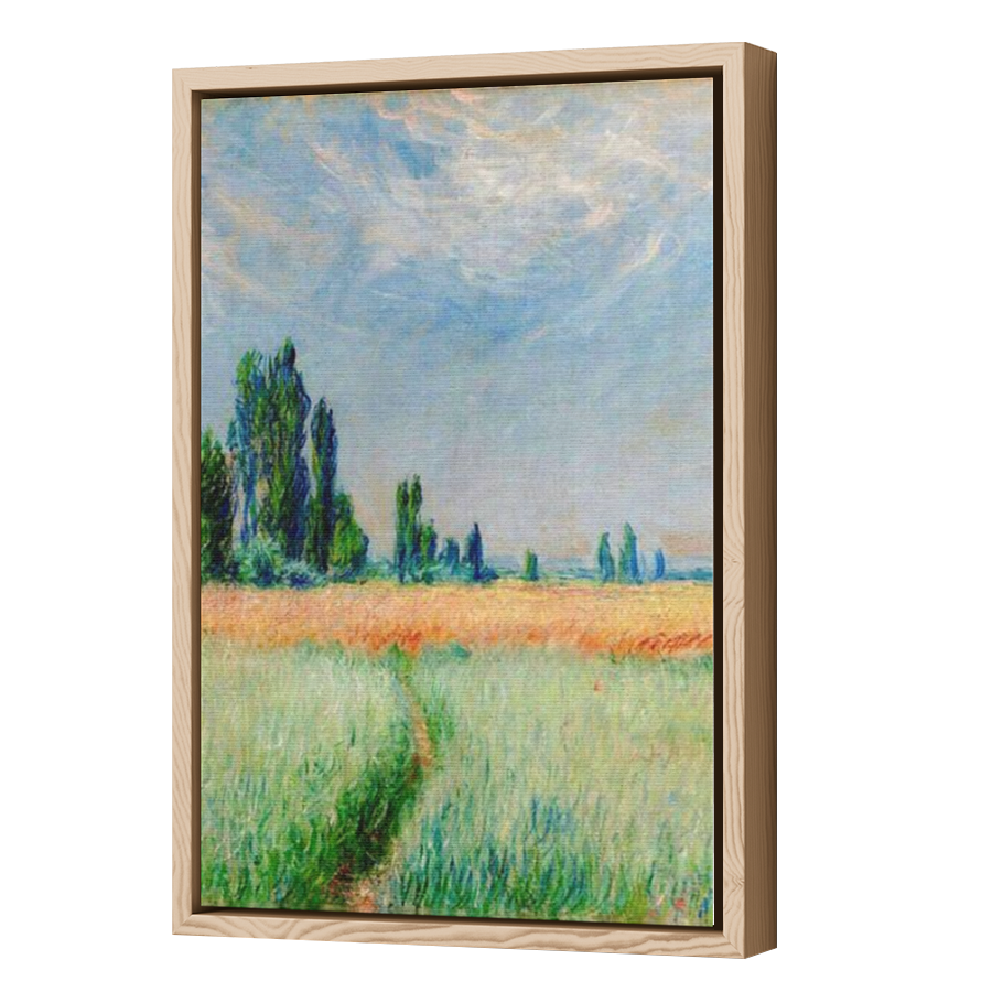 Thumbnail for Canvas - Wood Grain Floating Frame
