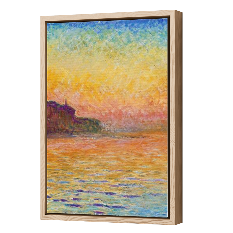 Thumbnail for Canvas - Wood Grain Floating Frame